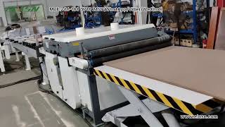 Wood Plank Board Multi Blade Rip Saw Machine Testing For Indian Customers