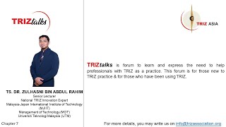 TRIZtalks   Chapter 7 :  Dr. Zulhasni