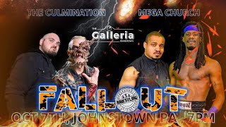 814 WRESTLING: FALOUT 2023 - The Culmination vs Hunter Huffman and Big Tony Onyx