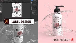 How to Vintage Label design in Adobe Illustrator CC 2022