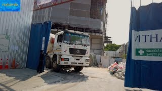 Construction Site in Full Operation Pattaya Thailand