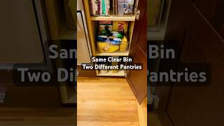 Organizing Bins For Small Pantry Organization #organization #pantryorganization #pantry