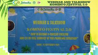 WEBINAR KOMINFO FESTIVAL 2021 POLTEKKES KEMENKES SEMARANG