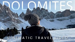 DOLOMITES 4K - CINEMATIC TRAVEL VIDEO