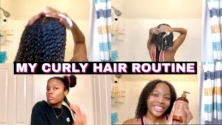 My Curly Hair Routine 3c/4a