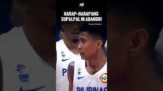 HULI KA! Harap-harapang supalpal ni Rhenz Abando sa bigman ng Italy! Gilas Pilipinas vs Italy