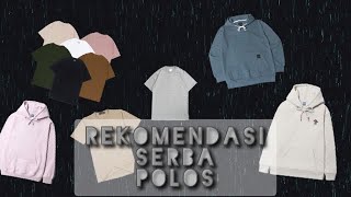 Rekomendasi Kaos polos, Jaket polos, serba polos semua ada disini BASIC !!! Simpel tapi keren