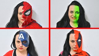 Cute Girl Transform Into Superheroes