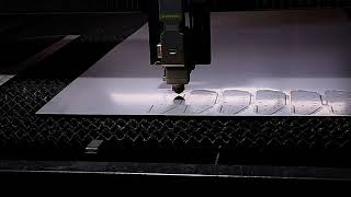 Laser cutting and forming of sheet metal shell