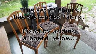 Fabric chair quick fix