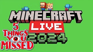 5 Things You Might Have Missed in Minecraft Live 2024