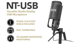 New test of The best USB Microphone : Rode - NT UBS