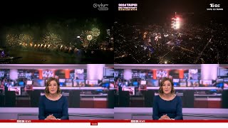 ViuTV/TVBS/BBC NEWS UK/WORLD | NEW-YEAR-HONGKONG-TAIWAN 2024