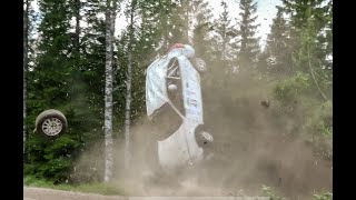 BEST OF RALLY | Big Crashes, Mistakes & Flat out | RallyOnline 4K