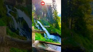 Heart touching water fall | Scenery #tiktok