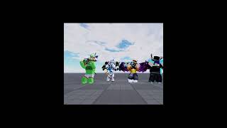 We did Macarena #roblox #shorts #dancing #funny