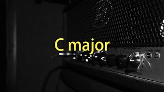 C Major Emotional Rock Guitar Backing Track (123 bpm)