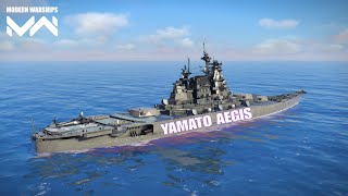 RANKEDMATCH mode YAMATO AEGIS in action : Modern Warships