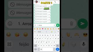 🤫Nova opção de formatação de texto no Whatsapp😎 - Parte 1 #whatsapp #dicasincriveis #dicaswhatsapp