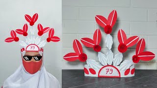 Easy Paper Crown Making - Paper hat Making -  Paper Cap Making