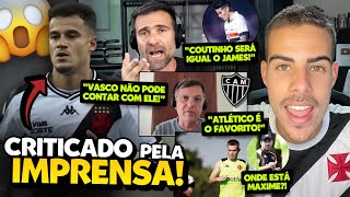 OLHA O QUE MAURO CÉSAR E THIAGO ASMAR FALARAM DE COUTINHO I AUSÊNCIA DE MAXIME NO VASCO DE PAIVA!