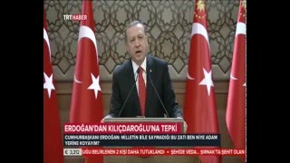 Cumhurbaşkanı Erdoğan'dan Kılıçdaroğluna sert cevap