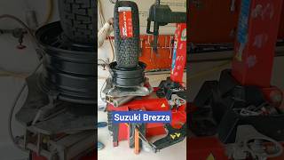 Maruti Suzuki brezza tyre/Suzuki brezza tyre size/Suzuki brezza tyre change/MRF tyre short