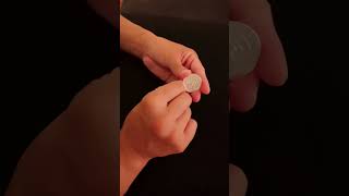 Coin Magic transformation - Touch Change III  #coinmagician #cointricks