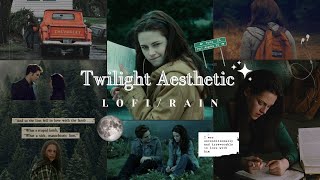 Twilight Aesthetic 🌲☕ Study Playlist / LoFi & Chill / Rain BGM 🌧️