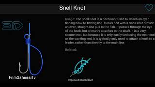 How To Tie A Snell Knot Fishing 3D Preview