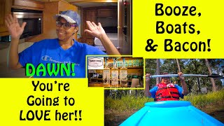 Booze, Boats, & Bacon! - RVing - Visiting Timber Creek Distillery