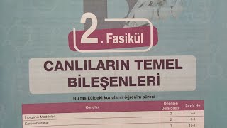 Testokul TYT  Biyoloji konu anlatım föyü-Temel Bileşenler-8(Enzimlerin genel özellikleri)