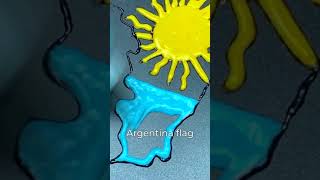 Pancake Art - Argentina flag