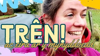 Vlog dysgu Cymraeg: TRÊN! 🚇 (Mynediad)