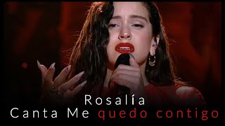 Rosalía - Canta Me quedo contigo - Acoustic