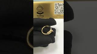 Cartier 18K Solid Gold Nail Ring Diamonds B4216900 #cartierringrealgold #cartierring#18kring