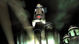 The pillar is destroyed, Avalanche escapes from the falling plate. FMV [Disc 1] Final Fantasy VII