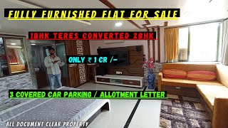 Fully Furnished 1BHK Teres Converted 2BHK For Sale | 3 Covered Car Parking | ₹ 1 CR /- | कामोठे |