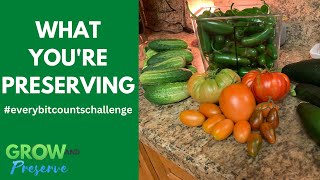 What You're Preserving This Week for the Every Bit Counts Challenge