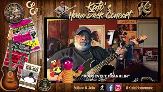 Playing my guitar and singing “Roosevelt Franklin” Sesame Street style 🎸 #KatosHomeDeskConcertSeries