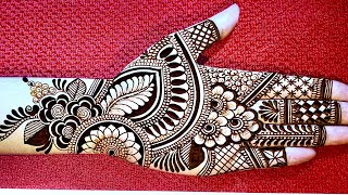 घर बैठे मेहंदी लगाना सीखे || new mehandi design || aasan mehandi design || mehandi kaise sikhe