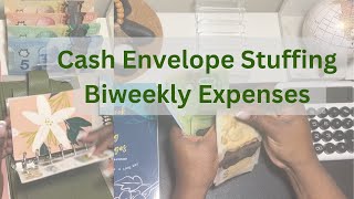 Cash Wallet Stuffing $410 | Variable Expenses | Carryover Money for Savings