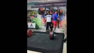 Пауэрлифтинг. Powerlifting. IPF. Становая тяга 220 кг. Кубок УГО. г Уссурийск. 18.06.2017 г.