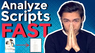 HOW TO ANALYZE A MOVIE/TV SCRIPT: Acting Tips And Advice For Beginning Actors 2022 | Start Acting