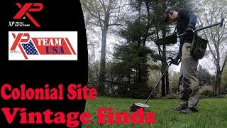 Metal Detecting Vintage Finds at a Colonial Homesite