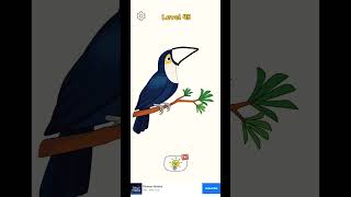 DOP 4 DRAW - Drawing a bird's beak Level 45 #shorts #drawing