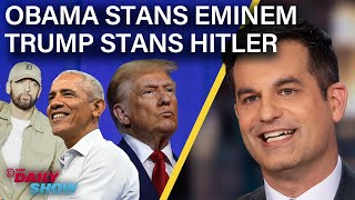 Trump's Hitler Love Revealed & Obama Raps Eminem at Rally | The Daily Show