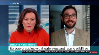 Ecological Scientist Dr Aaron Thierry Discusses European Heatwave on TRT World