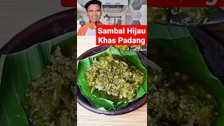 Sambal Hijau Khas Padang #kuliner @budilengob