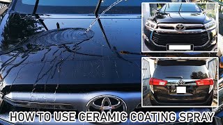 How to use Ceramic Coating Spray?